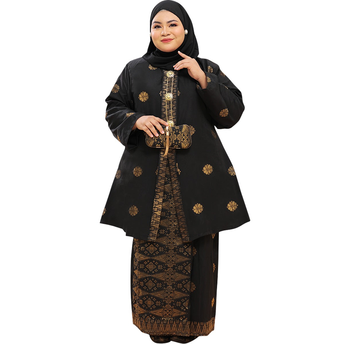 Hidaya Fabric Kebaya Kebarung , 12XL PLUS SIZE Hidaya Fabrics