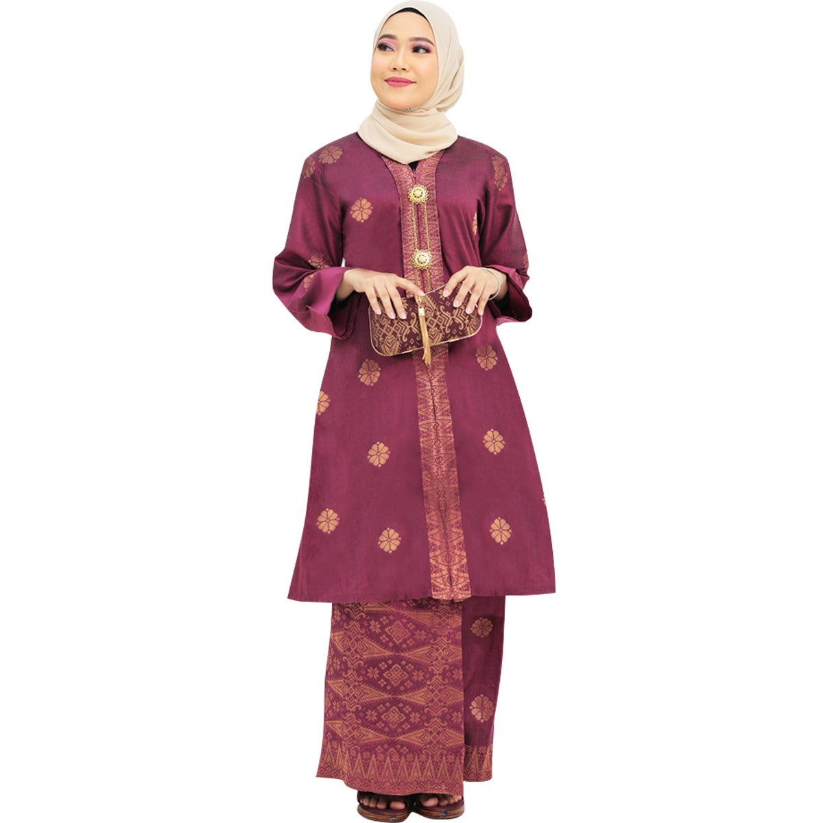 Hidaya Fabric Kebaya Kebarung , 12XL PLUS SIZE Hidaya Fabrics