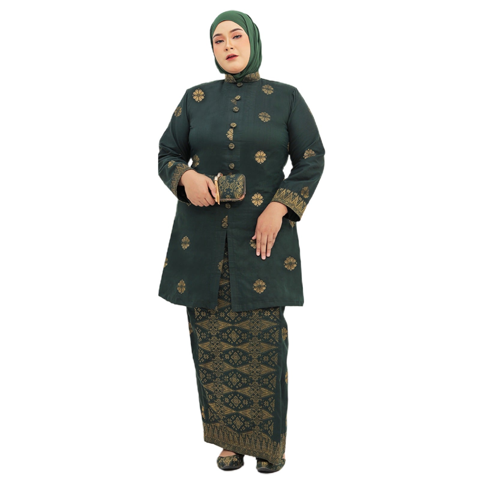 Hidaya Fabric Kebarung Sofia , 7XL TO 11XL Hidaya Fabrics
