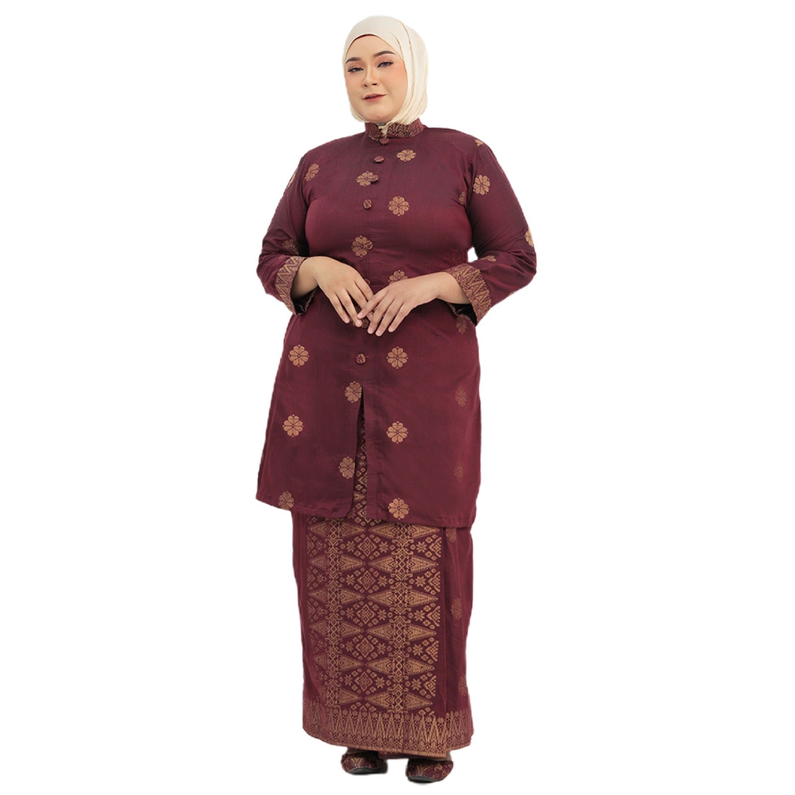 Hidaya Fabric Kebarung Sofia , 7XL TO 11XL Hidaya Fabrics
