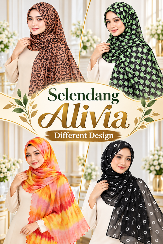 Selendang Alivia - New Arrival By Hidaya Fabric