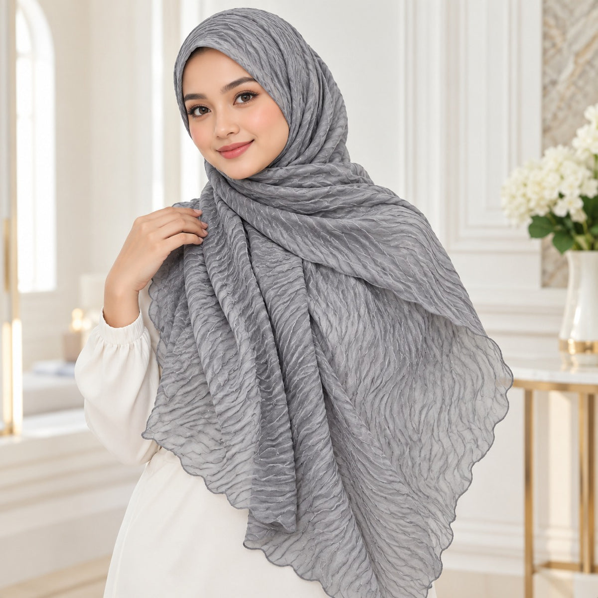Selendang Alivia - New Arrival By Hidaya Fabric
