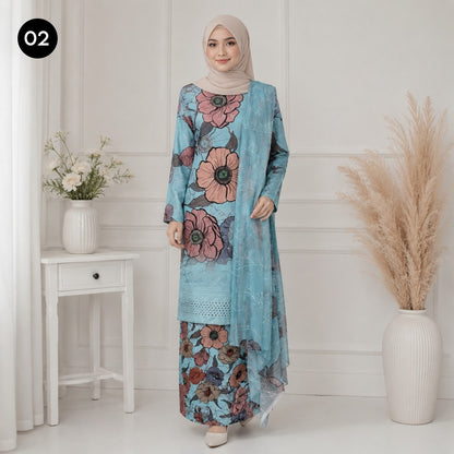 Baju Kurung Flora 🌷 New Kurung Series