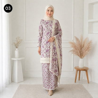 Baju Kurung Flora 🌷 New Kurung Series