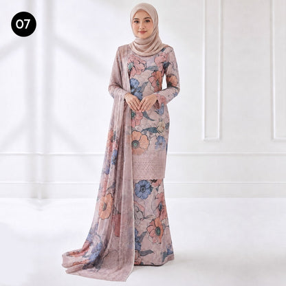 Baju Kurung Flora 🌷 New Kurung Series