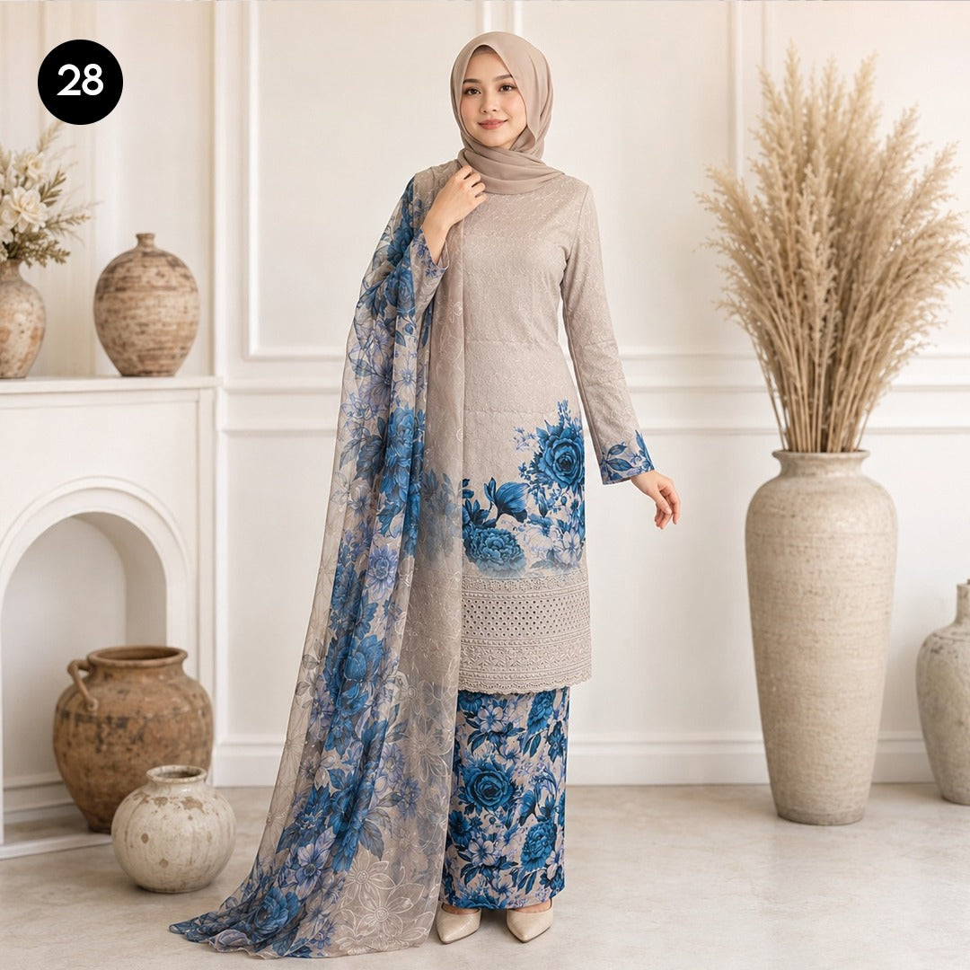 Baju Kurung Flora 🌷 New Kurung Series