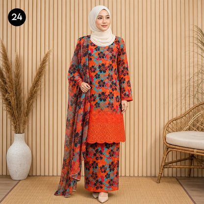 Baju Kurung Flora 🌷 New Kurung Series