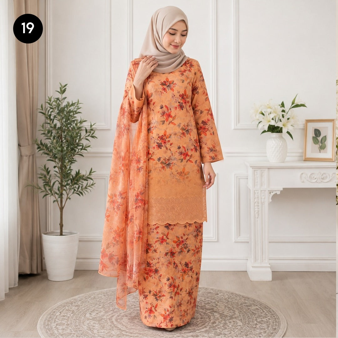 Baju Kurung Flora 🌷 New Kurung Series