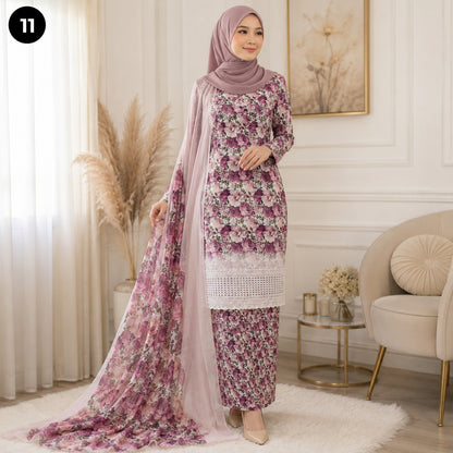 Baju Kurung Flora 🌷 New Kurung Series