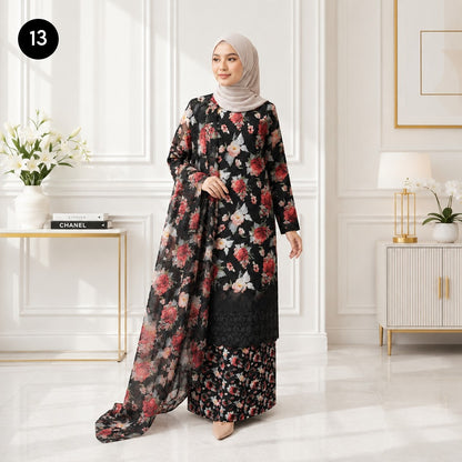 Baju Kurung Flora 🌷 New Kurung Series