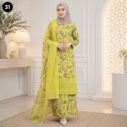 Baju Kurung Flora 🌷 New Kurung Series
