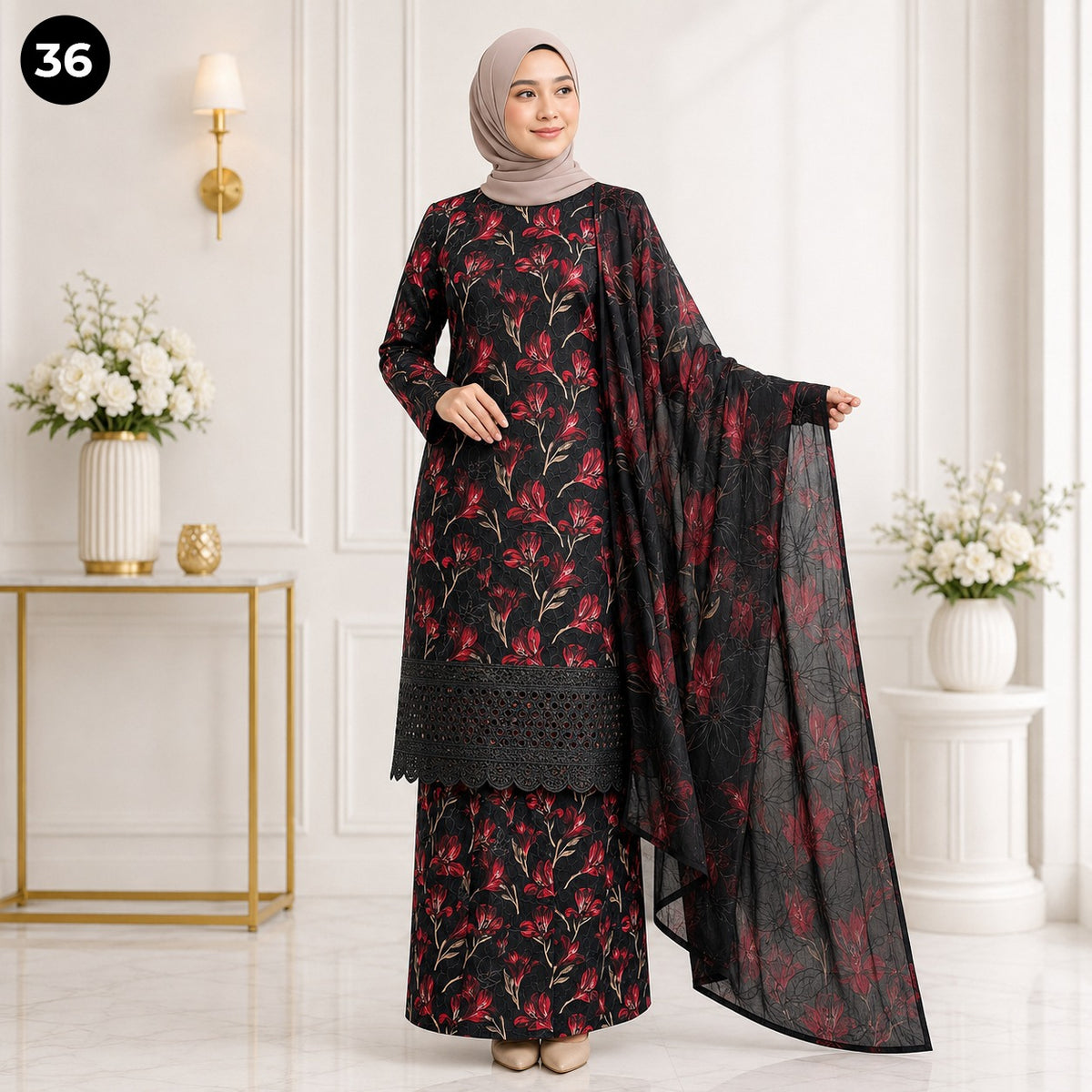 Baju Kurung Flora 🌷 New Kurung Series
