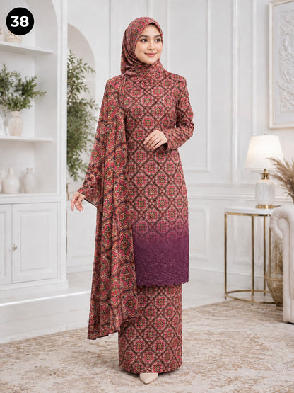 Baju Kurung Flora 🌷 New Kurung Series