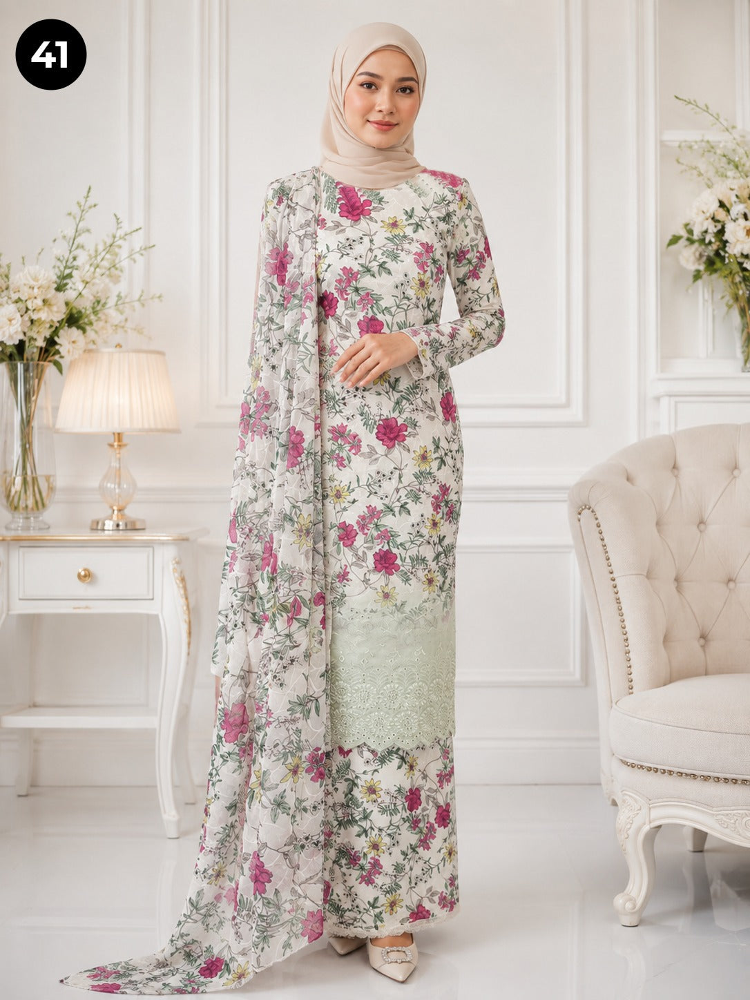 Baju Kurung Flora 🌷 New Kurung Series