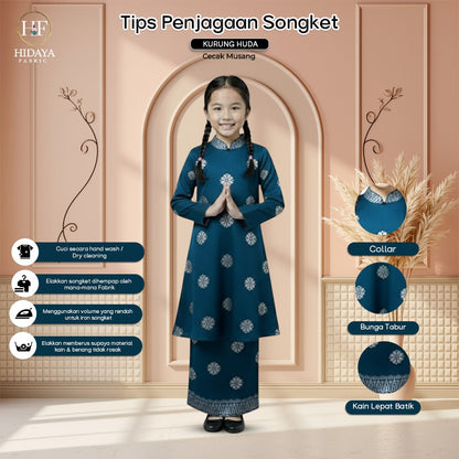 Baju Kurung Huda - New Kids Koleksi