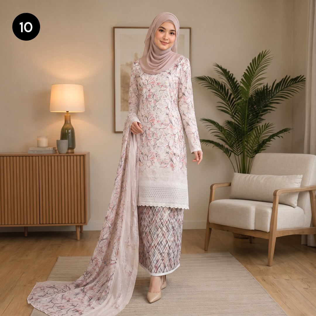 Baju Kurung Flora 🌷 New Kurung Series