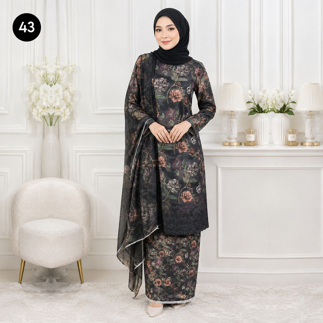 Baju Kurung Flora 🌷 New Kurung Series