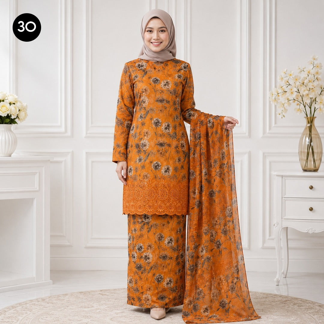 Baju Kurung Flora 🌷 New Kurung Series