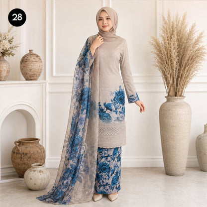 Baju Kurung Flora 🌷 New Kurung Series