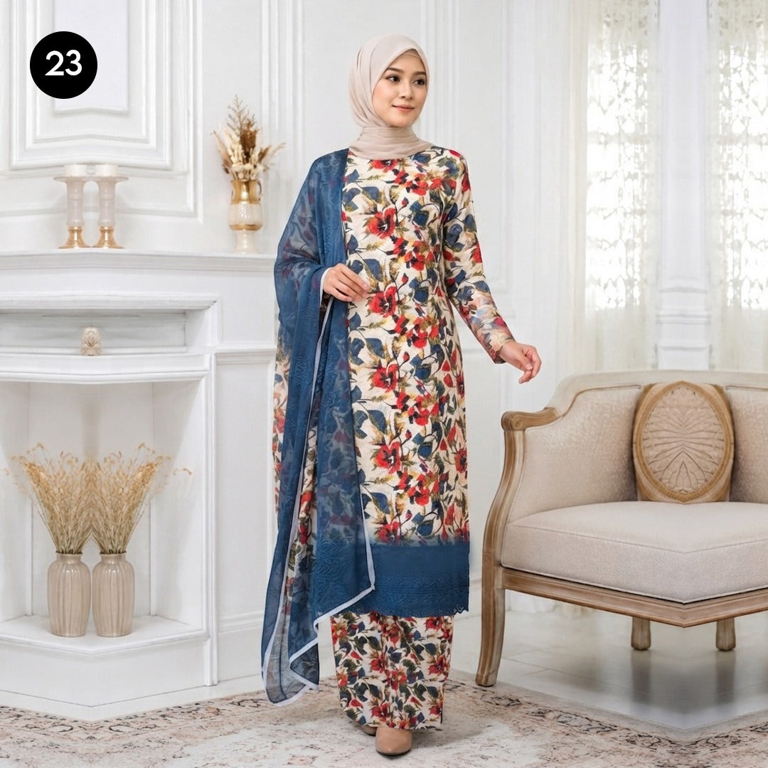 Baju Kurung Flora 🌷 New Kurung Series