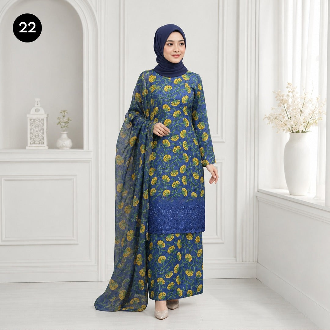 Baju Kurung Flora 🌷 New Kurung Series