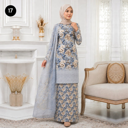 Baju Kurung Flora 🌷 New Kurung Series