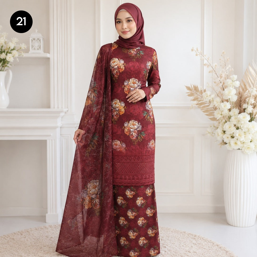 Baju Kurung Flora 🌷 New Kurung Series