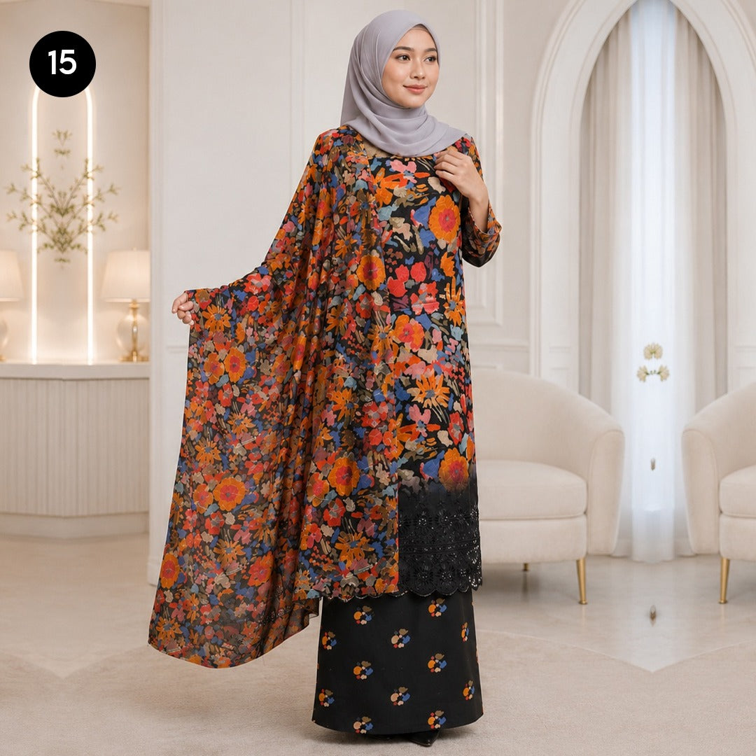 Baju Kurung Flora 🌷 New Kurung Series