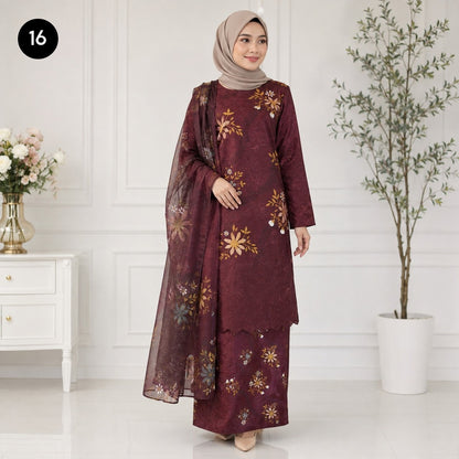 Baju Kurung Flora 🌷 New Kurung Series