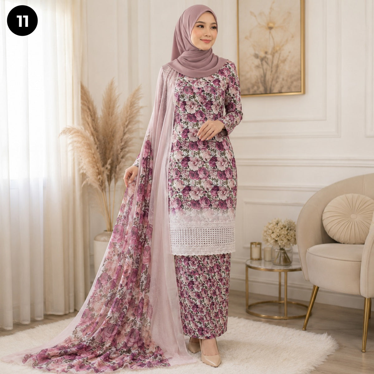 Baju Kurung Flora 🌷 New Kurung Series