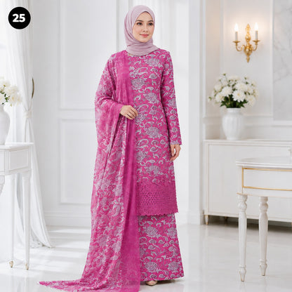 Baju Kurung Flora 🌷 New Kurung Series