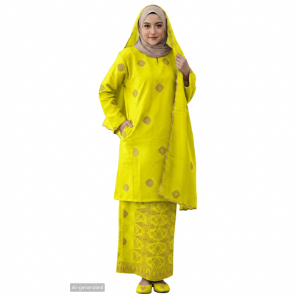 Baju Kurung Johor - Xs to 5XL