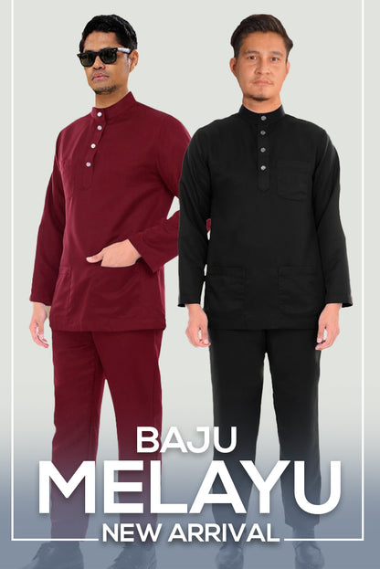 Baju Melayu Without Sampin - OUT OF STOCK - Restock soon
