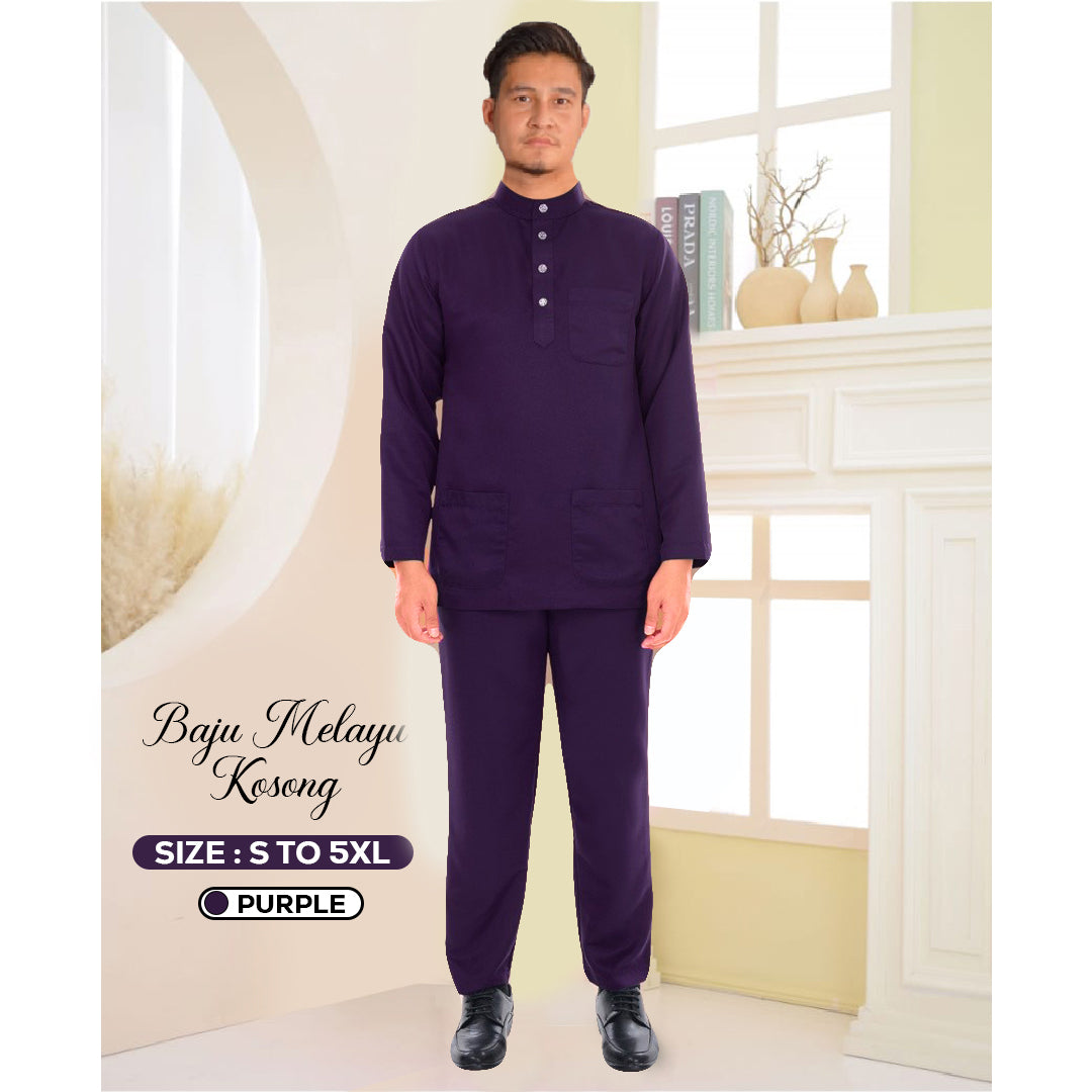 Baju Melayu Without Sampin - OUT OF STOCK - Restock soon