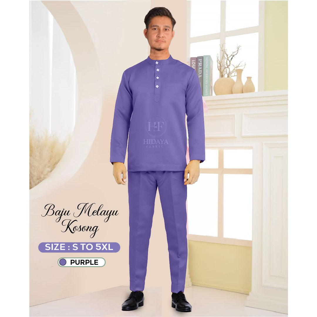 Baju Melayu Without Sampin - OUT OF STOCK - Restock soon