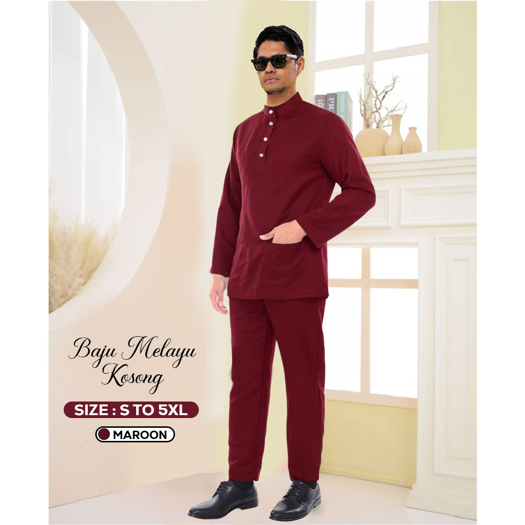 Baju Melayu Without Sampin - OUT OF STOCK - Restock soon
