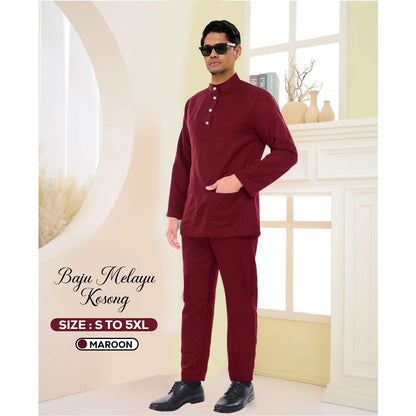 Baju Melayu Without Sampin - OUT OF STOCK - Restock soon