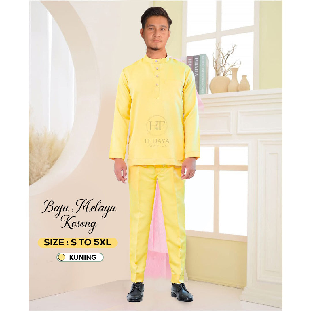 Baju Melayu Without Sampin - OUT OF STOCK - Restock soon