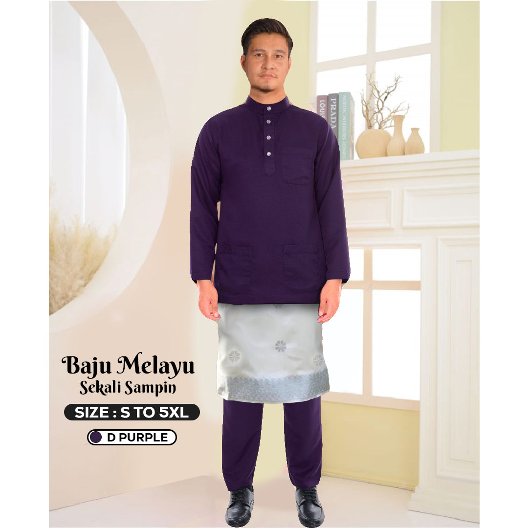 Baju Melayu Without Sampin - OUT OF STOCK - Restock soon