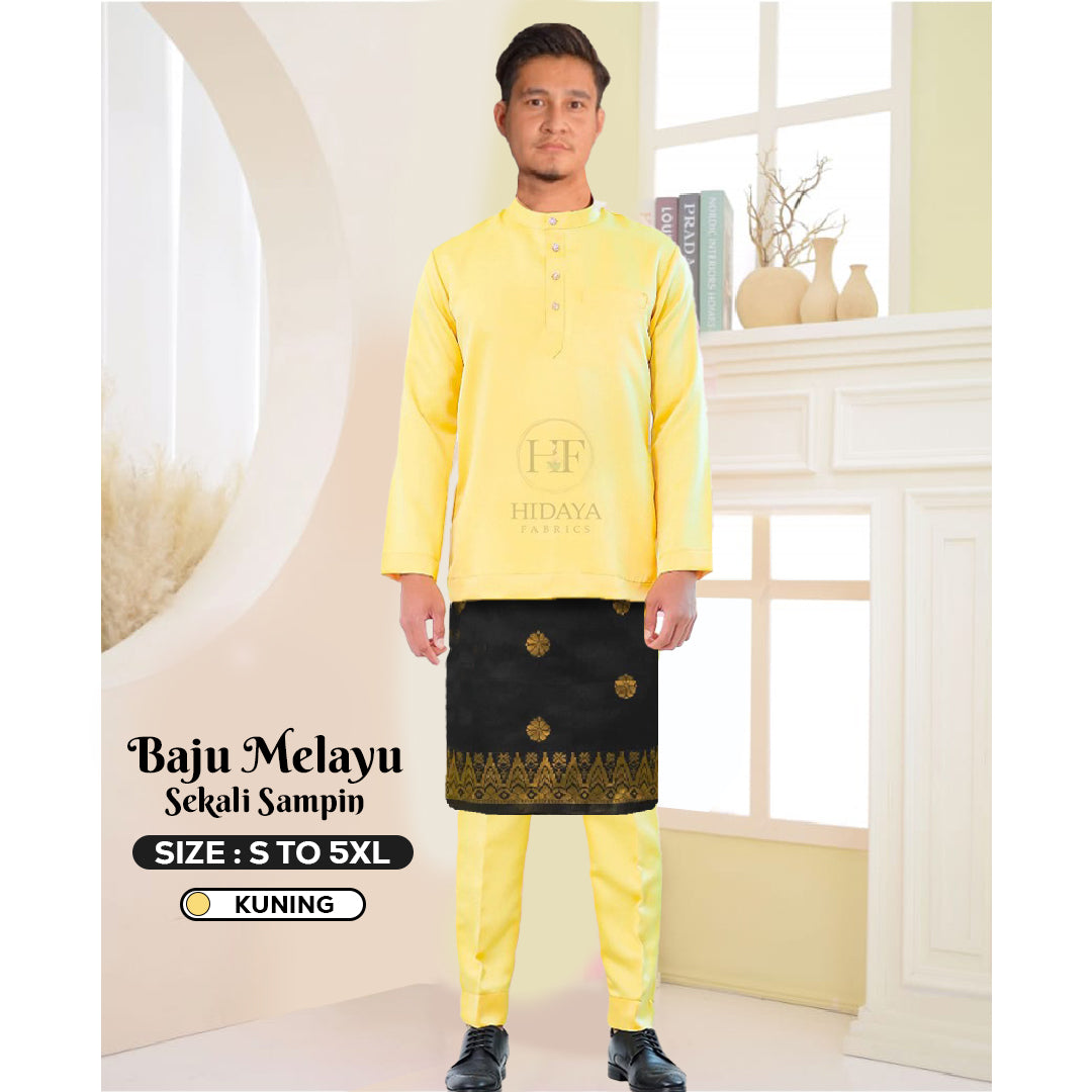 Baju Melayu Without Sampin - OUT OF STOCK - Restock soon