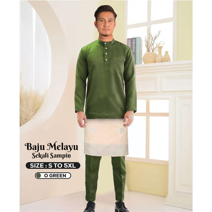 Baju Melayu Without Sampin - OUT OF STOCK - Restock soon