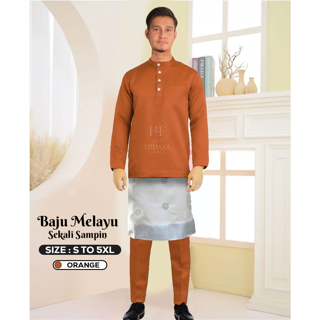 Baju Melayu Without Sampin - OUT OF STOCK - Restock soon