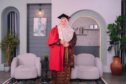 Baju Kebaya Kebarung - XS To XL - Songket Asli Tenun - By Hidaya Fabric