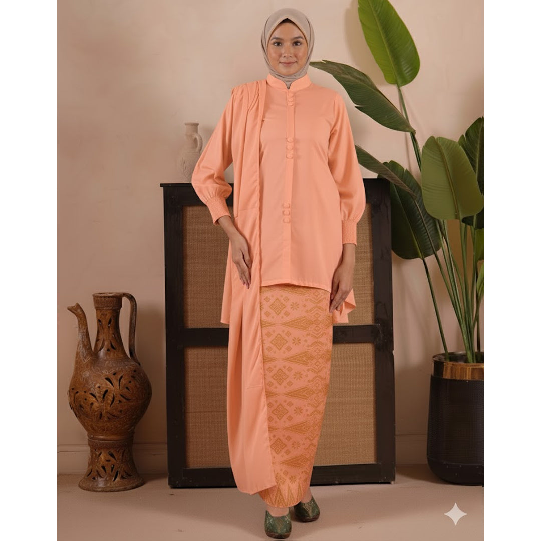 Baju Afifa Aaliyah Free Selendang - Xs to 12xl