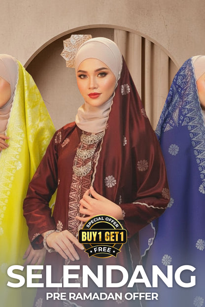 BUY 1 GET 1 FREE Selendang - Raya Offer