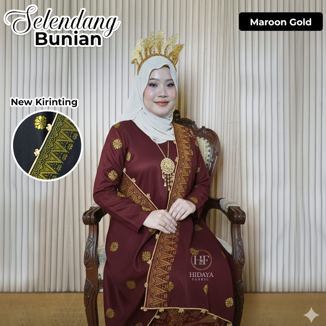 New Selendang Bunain - Raya New Arrival - Coraq