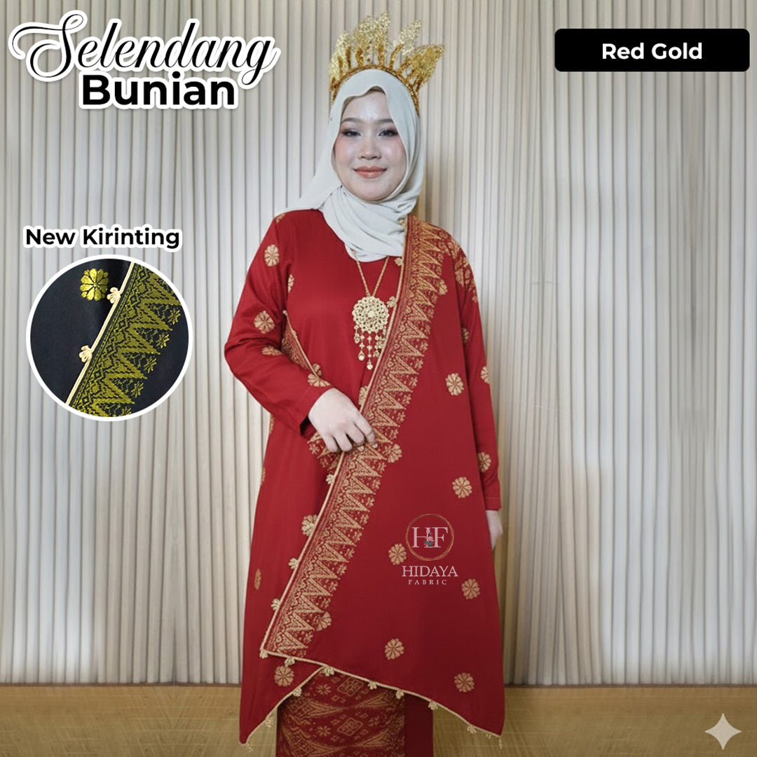 New Selendang Bunain - Raya New Arrival - Coraq