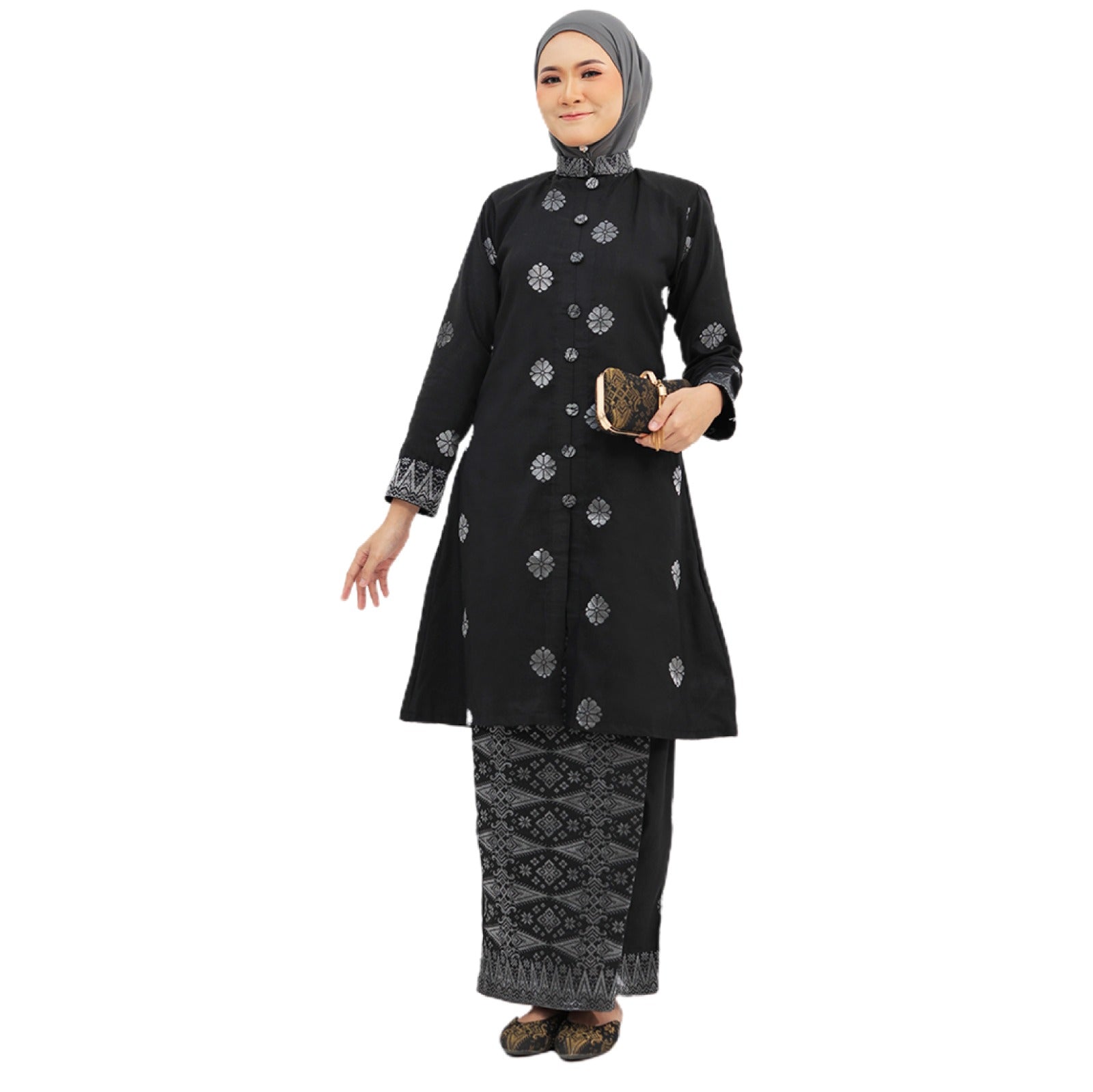 Hidaya Fabric Kebarung Sofia , XS TO XL Hidaya Fabrics 
